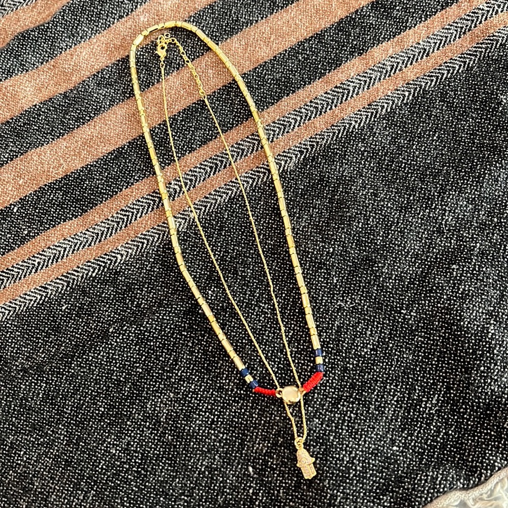 BY NOUCK gold plated necklace